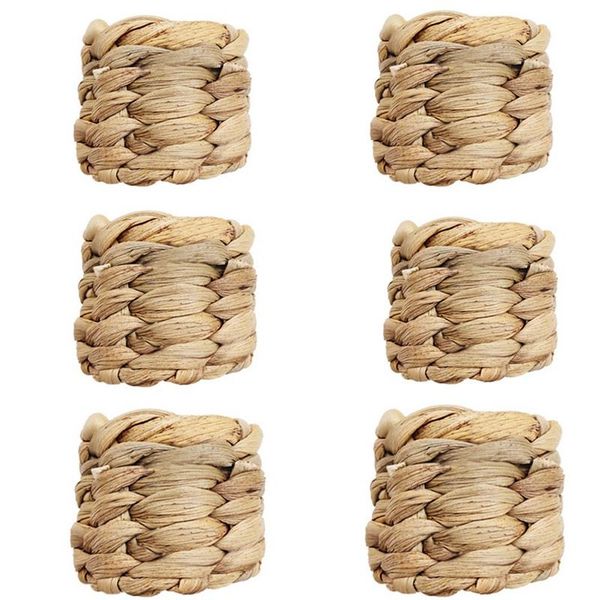 napkin rings 6pcs natural material straw corn husk holder water hyacinth grass buckle ring wedding decoration
napkin rings 6pcs natural material straw corn husk holder water hyacinth grass buckle ring wedding decoration