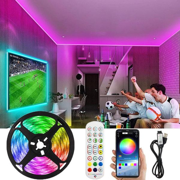 strips led strip lights bluetooth app voice ir control 5v rgb waterproof flexible tape for tv pc background party bedroom decor
strips led strip lights bluetooth app voice ir control 5v rgb waterproof flexible tape for tv pc background party bedroom decor