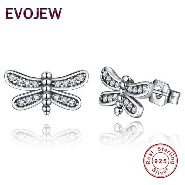 stud evojew 925 sterling silver clear cz dragonfly earrings christmas party wedding engagement women jewelry brincos, Golden;silver
stud evojew 925 sterling silver clear cz dragonfly earrings christmas party wedding engagement women jewelry brincos, Golden;silver