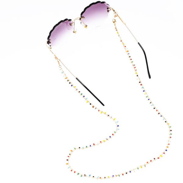 multi-color crystal beads gold color link sunglasses chain necklace reading glasses cord holder neck strap rope for eyewear
multi-color crystal beads gold color link sunglasses chain necklace reading glasses cord holder neck strap rope for eyewear