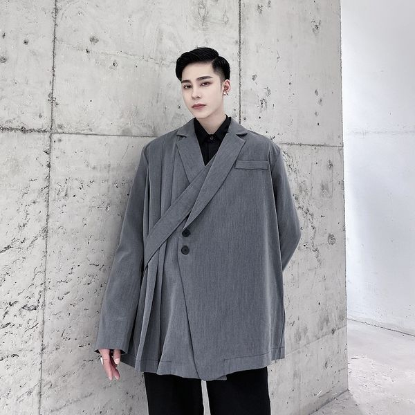 men's suits & blazers men pleated lace-up casual loose jacket male harajuku streetwear vintage fashion show dress coat outerwear a0v0, White;black
men's suits & blazers men pleated lace-up casual loose jacket male harajuku streetwear vintage fashion show dress coat outerwear a0v0, White;black