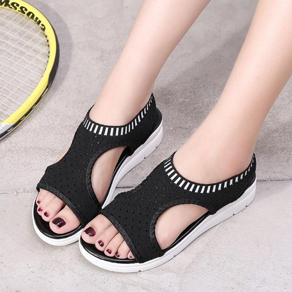 dress shoes plus size 35-44 women sandals female woman summer wedge comfortable ladies slip-on flat sandalias, Black
dress shoes plus size 35-44 women sandals female woman summer wedge comfortable ladies slip-on flat sandalias, Black