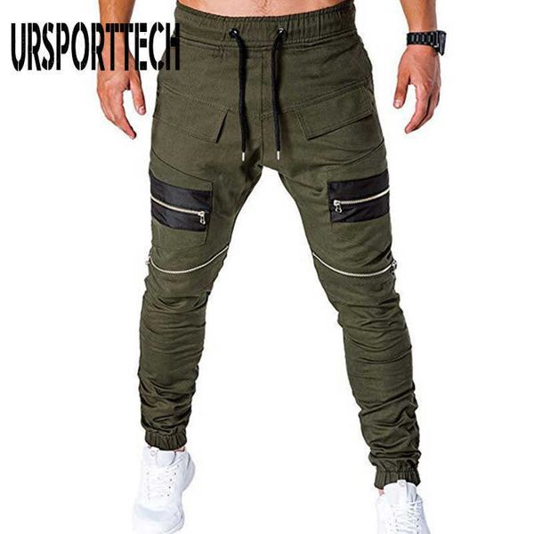 men casual joggers pants solid thin cargo sweatpants male multi-pocket trousers mens sportswear hip hop harem pencil pants 210528, Black
men casual joggers pants solid thin cargo sweatpants male multi-pocket trousers mens sportswear hip hop harem pencil pants 210528, Black