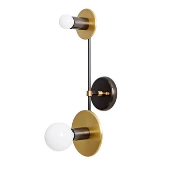 wall lamps modern personality copper disk lamp nordic for staircase mirror front diy two head balck golden led e27 lighting 220v
wall lamps modern personality copper disk lamp nordic for staircase mirror front diy two head balck golden led e27 lighting 220v