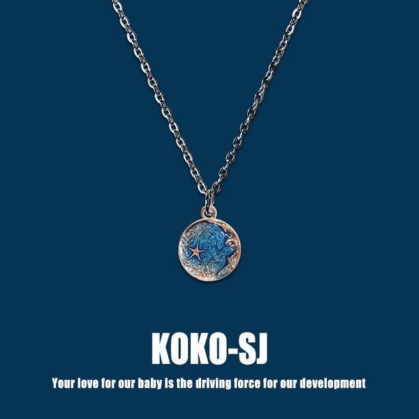 pendant necklaces blue star moon necklace japanese and korean red net same romantic series dreamy simple lovely versatile jewelry, Silver
pendant necklaces blue star moon necklace japanese and korean red net same romantic series dreamy simple lovely versatile jewelry, Silver