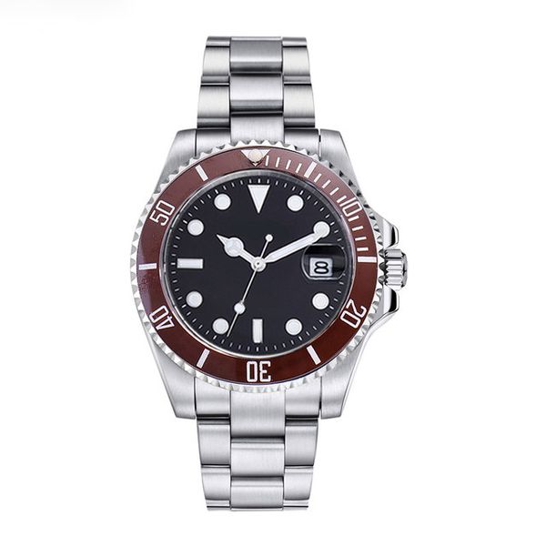 40mm coffee bezel men automatic mechanical watch miyota 8215 movement calendar men's waterproof watches reloj de hombre, Slivery;brown
40mm coffee bezel men automatic mechanical watch miyota 8215 movement calendar men's waterproof watches reloj de hombre, Slivery;brown