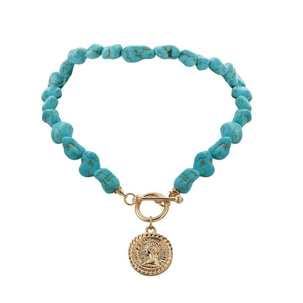 bohemian natural stone beaded chain necklaces gold color portrait carved coin pendants& necklaces boho beach jewelry gift, Silver
bohemian natural stone beaded chain necklaces gold color portrait carved coin pendants& necklaces boho beach jewelry gift, Silver