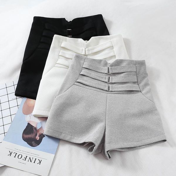 women's shorts 2021 fashion clothing winter high waist slim personality casual wild woolen g368, White;black
women's shorts 2021 fashion clothing winter high waist slim personality casual wild woolen g368, White;black