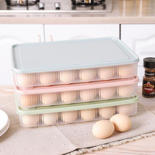 grid egg box thicken container refrigerator storage crisper home kitchen transparent case bottles & jars
grid egg box thicken container refrigerator storage crisper home kitchen transparent case bottles & jars