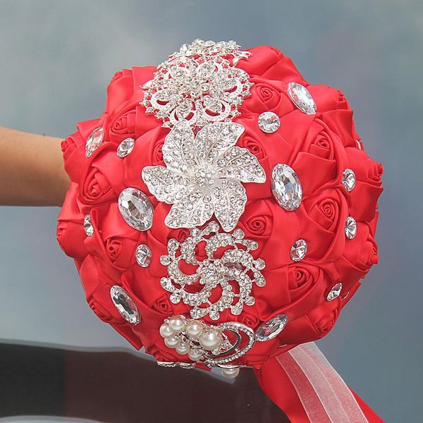 new arrived red artificial wedding bouquets crystal bridal wedding bouquets for decoration
new arrived red artificial wedding bouquets crystal bridal wedding bouquets for decoration