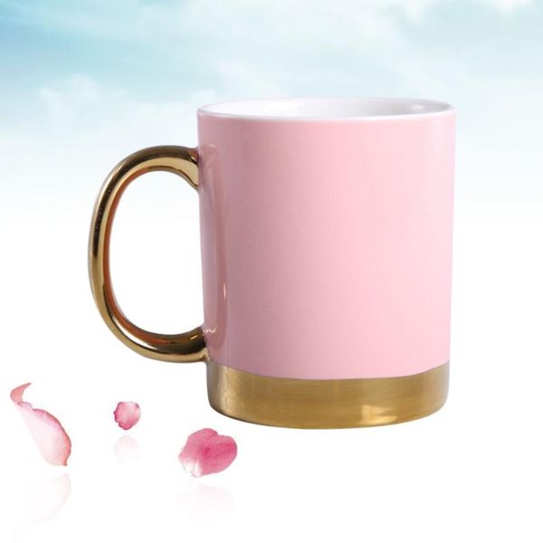 ceramic mug golden handle simple fashion coffee cup gift for birthday wedding anniversary housewarming (pink, 301-400ml
ceramic mug golden handle simple fashion coffee cup gift for birthday wedding anniversary housewarming (pink, 301-400ml
