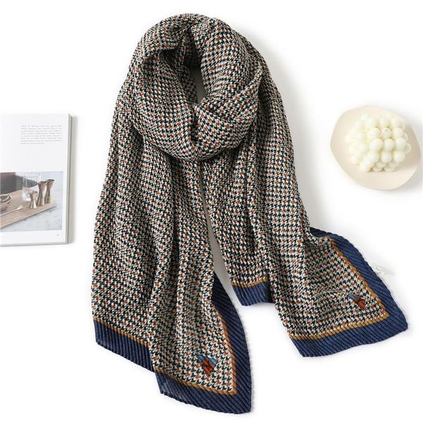 scarves 2021 plaid cotton scarf women warm neckerchief hijab bandana soft foulard female ladies winter neck echarpe bufanda, Blue;gray
scarves 2021 plaid cotton scarf women warm neckerchief hijab bandana soft foulard female ladies winter neck echarpe bufanda, Blue;gray