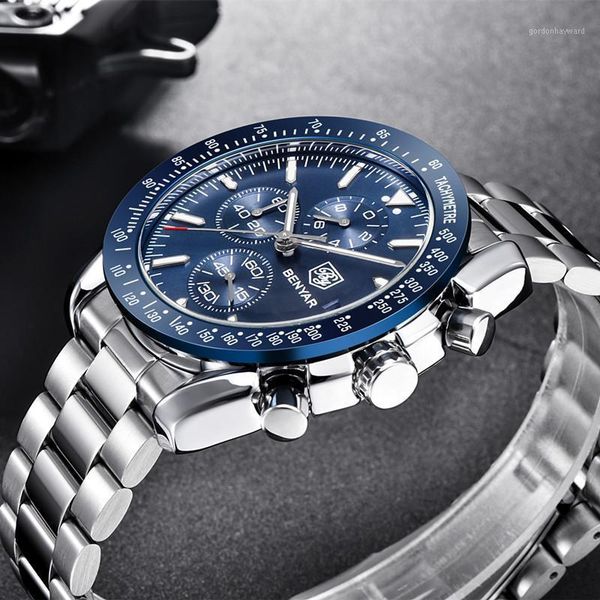 wristwatches benyar men watch business chronogragh full steel quartz casual 3bar waterproof sports male silver blue 2021, Slivery;brown
wristwatches benyar men watch business chronogragh full steel quartz casual 3bar waterproof sports male silver blue 2021, Slivery;brown