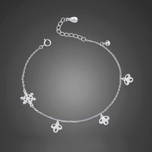 trendy 100% 925 sterling silver anklets 24cm snowflake bell chain jewelry for women colorful beach foot anklet leg bracelet, Red;blue
trendy 100% 925 sterling silver anklets 24cm snowflake bell chain jewelry for women colorful beach foot anklet leg bracelet, Red;blue