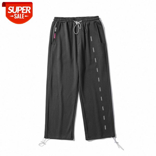 wind letter printing casual pants men's street flow loose straight-leg sports drawstring #wz9t, Black
wind letter printing casual pants men's street flow loose straight-leg sports drawstring #wz9t, Black