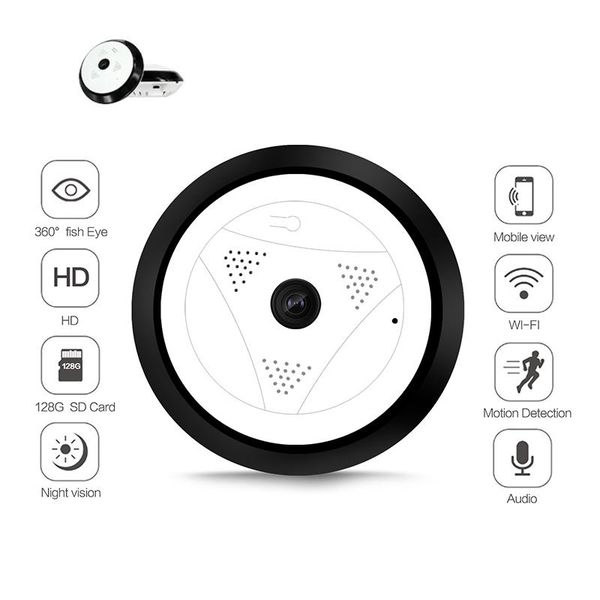 360° panoramic camera fisheye wifi camera home network high-definition smart security video surveillance
360° panoramic camera fisheye wifi camera home network high-definition smart security video surveillance