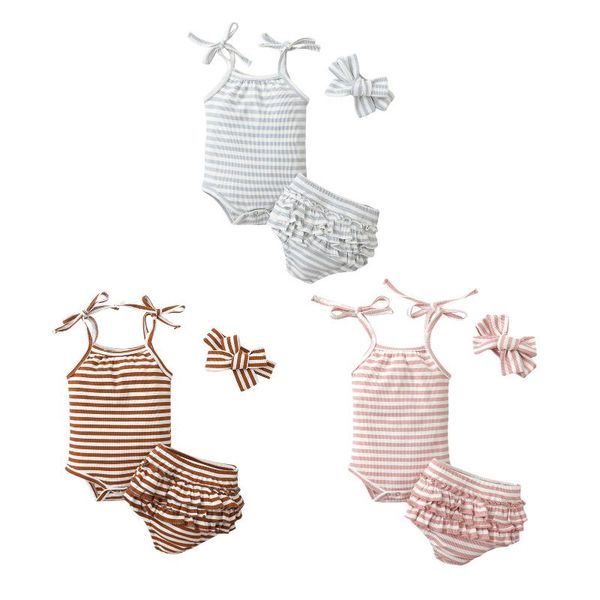 clothing sets toddler girls romper, ruffle shorts, sleeveless striped crotch buttons sling vest, pleated layered clothes headband outfits 20, White
clothing sets toddler girls romper, ruffle shorts, sleeveless striped crotch buttons sling vest, pleated layered clothes headband outfits 20, White