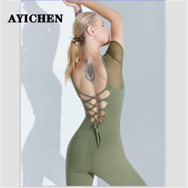 yoga outfit women one piece gym jumpsuit padded short sleeve clothing mesh set back cross sports suit fitness bodysuit dance rompers
yoga outfit women one piece gym jumpsuit padded short sleeve clothing mesh set back cross sports suit fitness bodysuit dance rompers