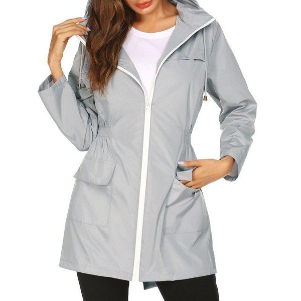 women's jackets women raincoat waterproof long style hiking clothes female lightweight outdoor back split rain jacket, Black;brown
women's jackets women raincoat waterproof long style hiking clothes female lightweight outdoor back split rain jacket, Black;brown