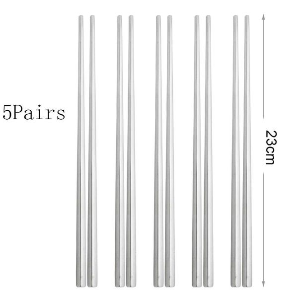 chopsticks 304 stainless steel 5 pair dinnerware metal chop sticks tableware silver multicolor party home festival supplies set
chopsticks 304 stainless steel 5 pair dinnerware metal chop sticks tableware silver multicolor party home festival supplies set