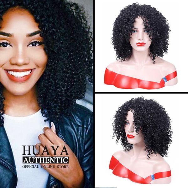 synthetic wigs huaya natural black short afro kinky curly wig african american women heat resistant fiber daily false hair
synthetic wigs huaya natural black short afro kinky curly wig african american women heat resistant fiber daily false hair
