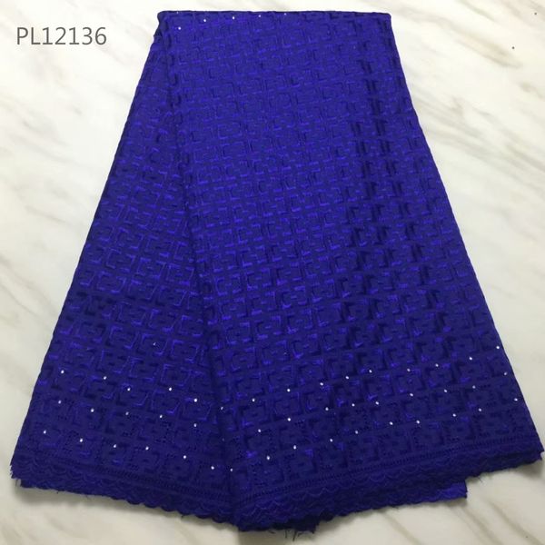 5yards/lot royal blue african cotton fabric embroidery match crystal swiss voile dry lace for dressing pl12136, Black;white
5yards/lot royal blue african cotton fabric embroidery match crystal swiss voile dry lace for dressing pl12136, Black;white