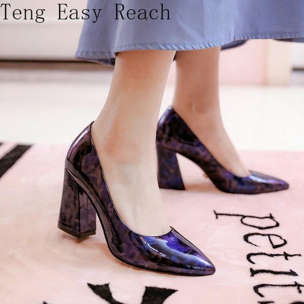 dress shoes women purple high heels pointed toe square heel pumps summer office party woman big size 34-43 zapatos de mujer, Black
dress shoes women purple high heels pointed toe square heel pumps summer office party woman big size 34-43 zapatos de mujer, Black