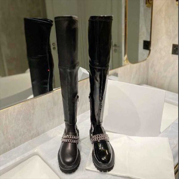 boots over-the-knee platform female shoes chain elasticity botte women thick sole black chaussure femme botas mujer
boots over-the-knee platform female shoes chain elasticity botte women thick sole black chaussure femme botas mujer
