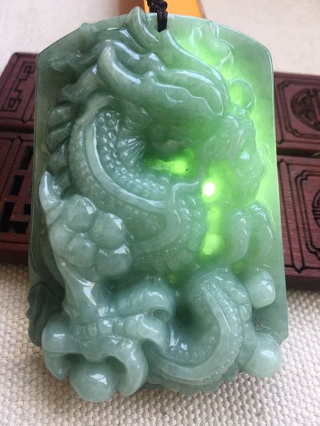 100% natural 7a myanmar jade hand-carved dragon green jade pendant jadeite jade necklaces men pendants jewelry, Red;blue
100% natural 7a myanmar jade hand-carved dragon green jade pendant jadeite jade necklaces men pendants jewelry, Red;blue