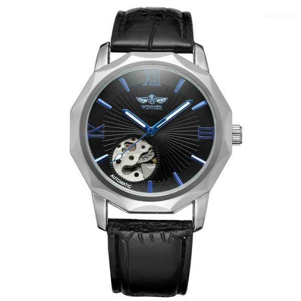 blue exotic dodecagon design skeleton dial men watches geometry luxury automatic fashion mechanical watch gift wristwatches, Slivery;brown
blue exotic dodecagon design skeleton dial men watches geometry luxury automatic fashion mechanical watch gift wristwatches, Slivery;brown