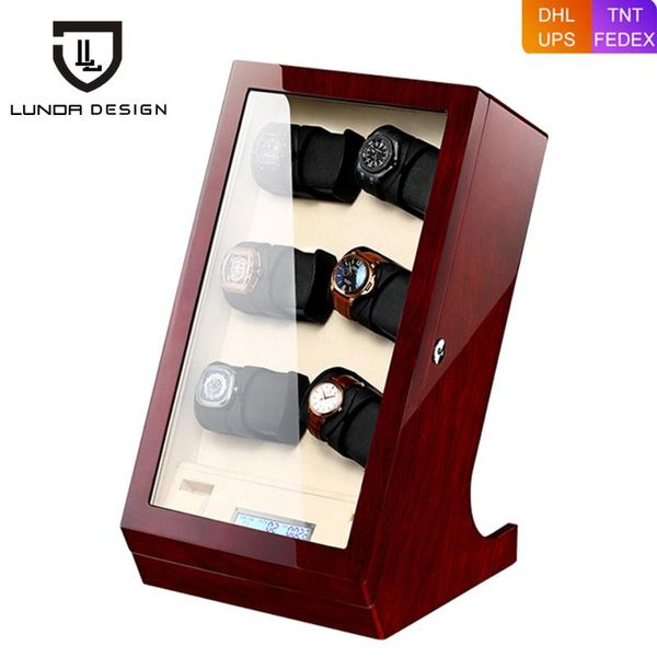 watch boxes & cases 6 slots winders wooden acrylic window black carbon fiber quiet motor storage display watches box pu leather led light, Black;blue
watch boxes & cases 6 slots winders wooden acrylic window black carbon fiber quiet motor storage display watches box pu leather led light, Black;blue