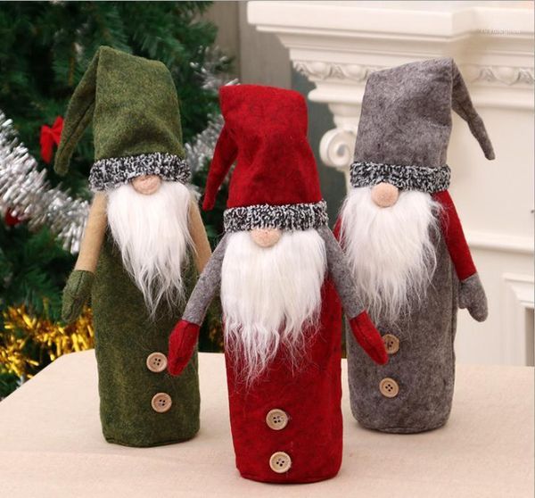 christmas decorations champagne embroidery wine bottle set with hands no face doll restaurant holiday supplies1
christmas decorations champagne embroidery wine bottle set with hands no face doll restaurant holiday supplies1