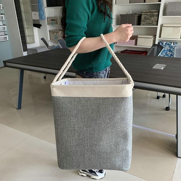 laundry hamper basket with handles collapsible linen hampers for bedroom storage built-in lining with detachable bracket
laundry hamper basket with handles collapsible linen hampers for bedroom storage built-in lining with detachable bracket