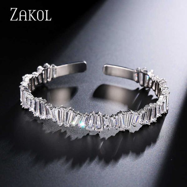 zakol fashion aaa cubic zirconia baguette bracelet bangle white color cuff copper base bride wedding jewelry for women fsbp138 q0719, Black
zakol fashion aaa cubic zirconia baguette bracelet bangle white color cuff copper base bride wedding jewelry for women fsbp138 q0719, Black