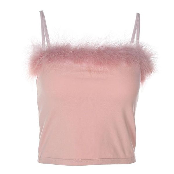 women's tanks & camis fashion beach backless faux fur slim fit solid sling stretchable sleeveless camisole women crop tank summer c, White
women's tanks & camis fashion beach backless faux fur slim fit solid sling stretchable sleeveless camisole women crop tank summer c, White