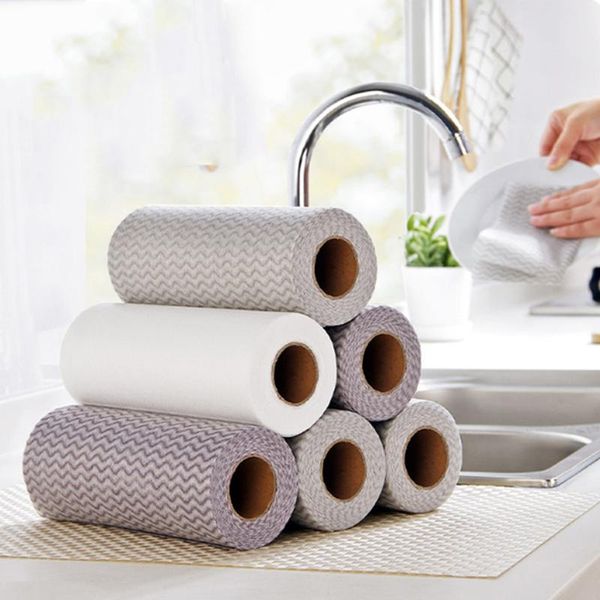 cleaning cloths 1 roll disposable kitchen cloth striped towels eco-friendly rags stove sink hood cabinets supplies
cleaning cloths 1 roll disposable kitchen cloth striped towels eco-friendly rags stove sink hood cabinets supplies