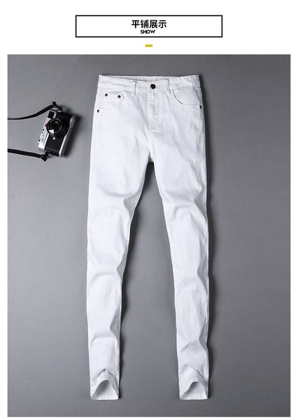 fashion men's jeans major style elastic hole-in-the-bottom pant slim men's pants beggars personal male jacket down jacket no.5s, Blue
fashion men's jeans major style elastic hole-in-the-bottom pant slim men's pants beggars personal male jacket down jacket no.5s, Blue
