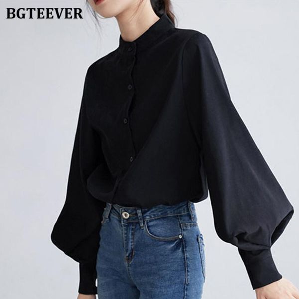 women's blouses & shirts bgteever vintage stand collar lantern sleeve white women autumn winter thicken female 2021
women's blouses & shirts bgteever vintage stand collar lantern sleeve white women autumn winter thicken female 2021