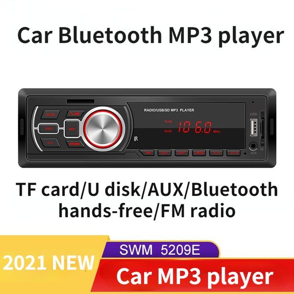 & mp4 players 5209e 1din car radios stereo bluetooth-compatible audio music mp3 multimedia player usb/tf/aux-in clock display
& mp4 players 5209e 1din car radios stereo bluetooth-compatible audio music mp3 multimedia player usb/tf/aux-in clock display