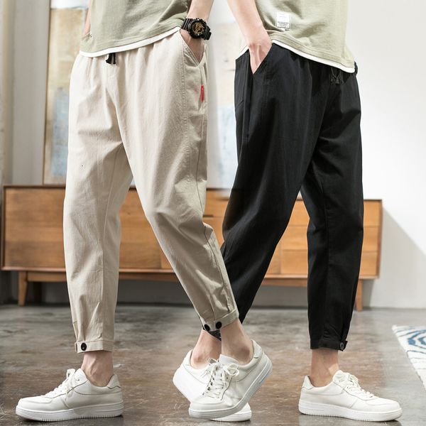 new 2021 men's joggers harem pants black cotton comfortable pant for men summer man casual streetwear loose trouser japanese fashion yp
new 2021 men's joggers harem pants black cotton comfortable pant for men summer man casual streetwear loose trouser japanese fashion yp