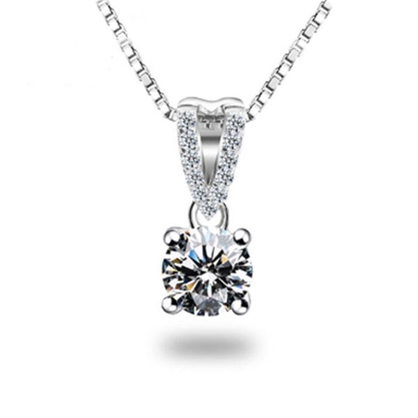 hbp fashion luxury new four claw simple diamond inlaid aaa zircon pendant is versatile and popular with sterling silver necklace
hbp fashion luxury new four claw simple diamond inlaid aaa zircon pendant is versatile and popular with sterling silver necklace