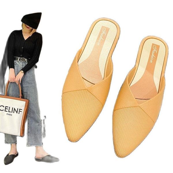 slippers comfortable half women's square buckle wear outside sandal casual slides female flat beach sandals baotou footwear 2021, Black
slippers comfortable half women's square buckle wear outside sandal casual slides female flat beach sandals baotou footwear 2021, Black