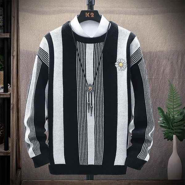 2021 men's jersey spring and casual new autumn around the neck... korean-style personality sweater in beautiful fashion.tpnf, White;black
2021 men's jersey spring and casual new autumn around the neck... korean-style personality sweater in beautiful fashion.tpnf, White;black