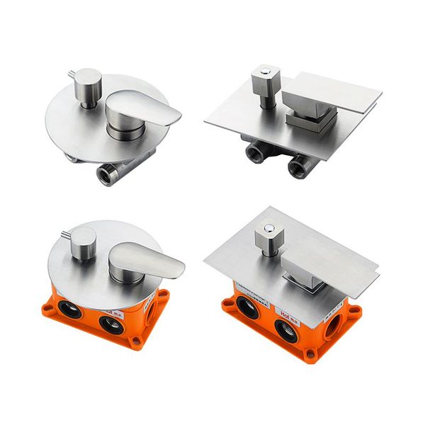 stainless steel rainfall shower mixer valve brushed faucet concealed shower tap embedded box valve in wall square 3 way function
stainless steel rainfall shower mixer valve brushed faucet concealed shower tap embedded box valve in wall square 3 way function