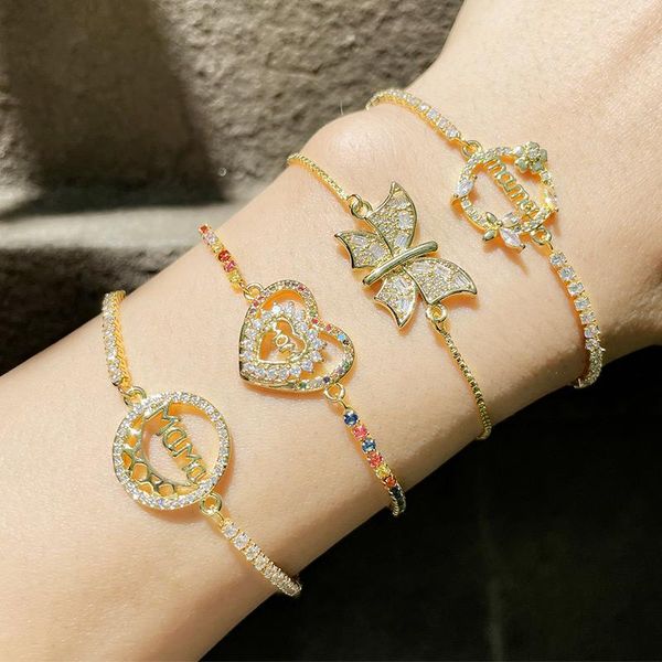 charm bracelets flola gold link chain mama heart for women cz multicolor stone mom bangle bracelet mother jewelry brtd34, Golden;silver
charm bracelets flola gold link chain mama heart for women cz multicolor stone mom bangle bracelet mother jewelry brtd34, Golden;silver