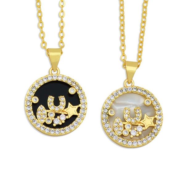 chains hyperbole crescent horn star necklace women cz crystal cute jewelry white black color round necklaces zirconia style, Silver
chains hyperbole crescent horn star necklace women cz crystal cute jewelry white black color round necklaces zirconia style, Silver