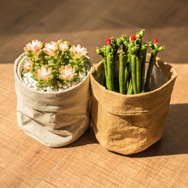 planters & pots kraft paper garden flower pot eco-friendly storage bag planter reuseable deskhome decoration accessories
planters & pots kraft paper garden flower pot eco-friendly storage bag planter reuseable deskhome decoration accessories