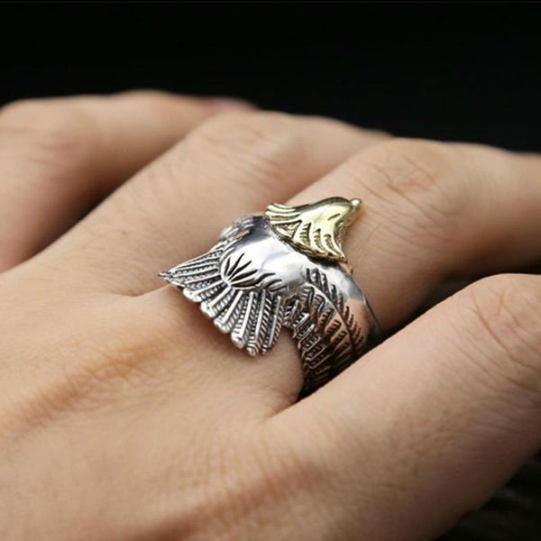 cluster rings 2021 fashion real 925 sterling silver eagle for women men boho adjustable s925 antique feather anillos joyas 166, Golden;silver
cluster rings 2021 fashion real 925 sterling silver eagle for women men boho adjustable s925 antique feather anillos joyas 166, Golden;silver