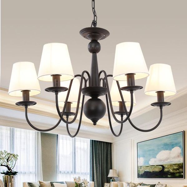 led rustic american style linen lampshade chandelier for bedroom living room foyer study l room
led rustic american style linen lampshade chandelier for bedroom living room foyer study l room