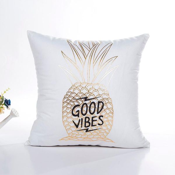 cushion/decorative pillow gold foil printing case polyester letter leaf pineapple pattern sofa throw cushion cover home decor 45cmx45cm
cushion/decorative pillow gold foil printing case polyester letter leaf pineapple pattern sofa throw cushion cover home decor 45cmx45cm